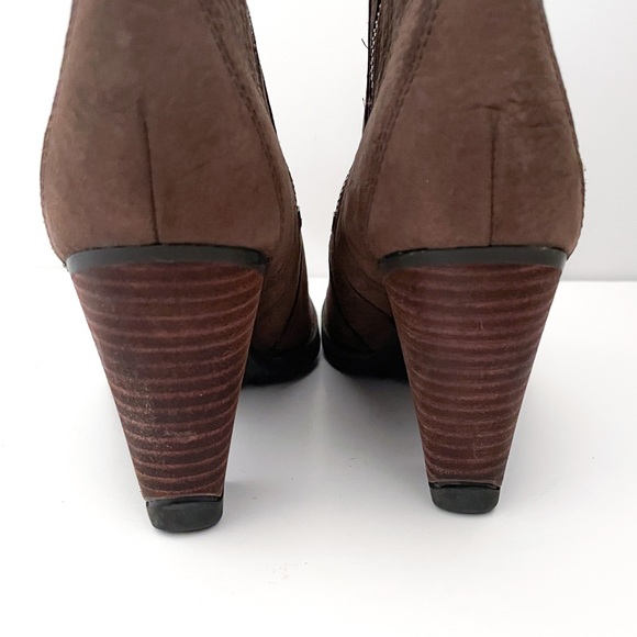 Timberland Earthkeepers Stratham Heights Suede High Heel Ankle Boots - Picture 6 of 12